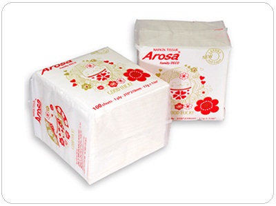 Khăn giấy vuông Arosa con mèo - Khăn Giấy Mỹ Anh - Công Ty TNHH Sản Xuất Và Thương Mại Mỹ Anh